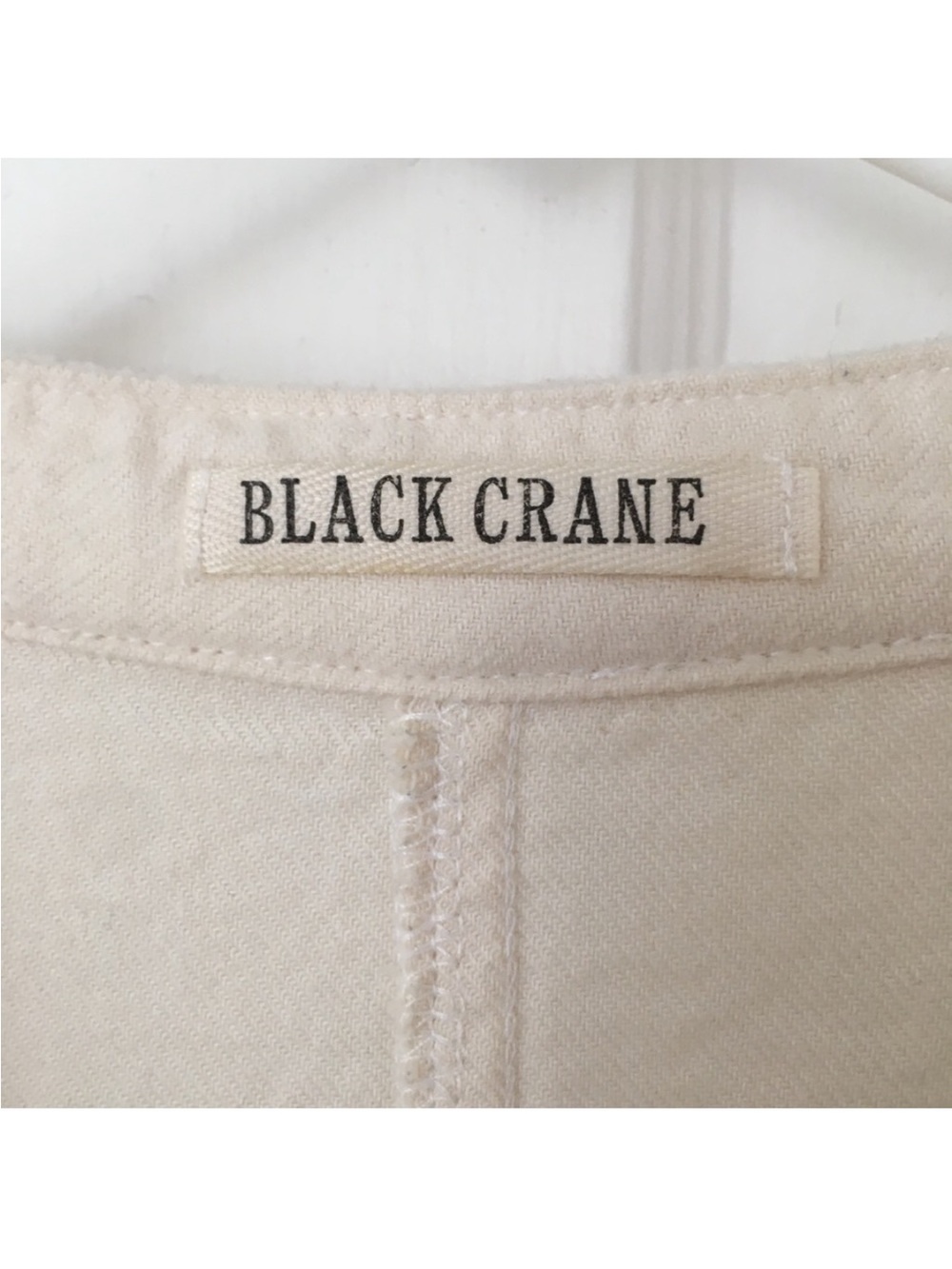 Black Crane Square Shirt
